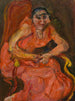 Kvinde i rosa - Chaïm Soutine — visning af kunstværket