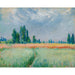 Reproduktion af maleriet Mark med korn - Claude Monet