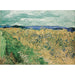 Reproduktion af maleriet af hvedemarker med blåbær - Vincent van Gogh