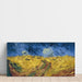 Reproduktion af maleriet Vincent van Gogh's kunsttryk af "Champ de blé avec corbeaux"