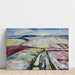 Reproduktion af maleriet Champ under sneen - Edvard Munch