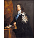 Reproduktion af maleriet Charles I, Englands konge maleri af Anthony van Dyck