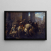 Belisarius, der beder i Rom, - Charles André van Loo — indrammet kunstværk på væggen