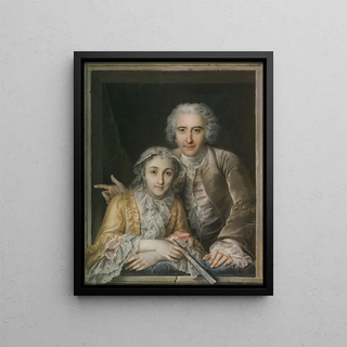 CharlesAntoine Coypel - Portrait of Philippe Coypel and His Wife.webp