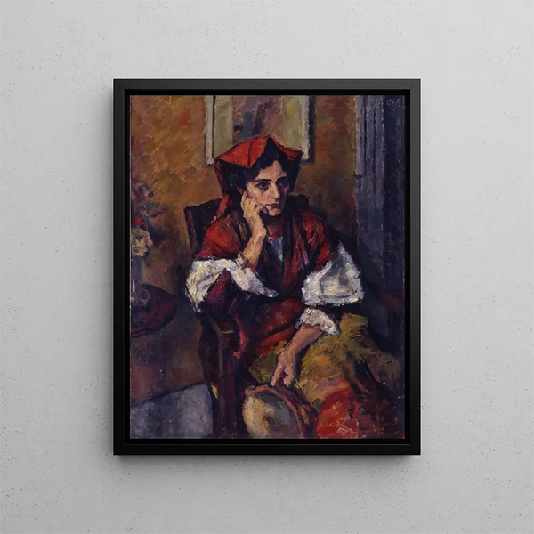 CharlesFranoisProsper Gurin - Italian Woman with Tambourine.webp