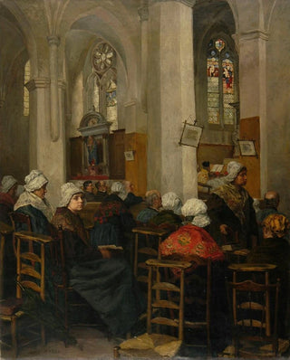 La Messe - Charles - Henri Pille — visning af kunstværket