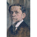 Reproduktion af maleriet Selvportræt af Charles Courtry 1846-1897 gravør - Charles-Jean-Louis Courtry