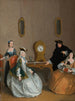 L'Time for the Masquerade Ball - Charles-Joseph Flipart — visning af kunstværket