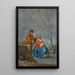 Reproduktion af maleriet Vinter - Charles-Joseph Flipart
