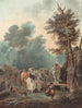 Foire de village - Charles-Melchior Descourtis — visning af kunstværket