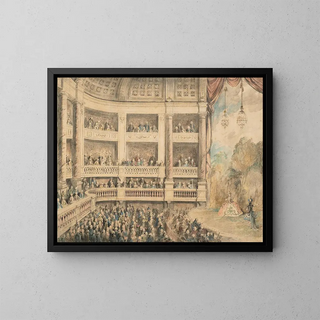 CharlesNicolas Cochin - A performance at a theater.webp