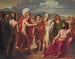 Achille-maleri, der præsenterer visdommens pris for Nestor - Charles-Philippe Auguste Larivière — visning af kunstværket