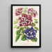 Petunia inimitabilis hybride flore plein - Charles Antoine Lemaire — indrammet kunstværk på væggen