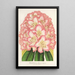 Reproduktion af maleriet Rhododendron Comte de Gomer - Charles Antoine Lemaire