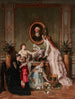 L'Washingtons fødselsdag - Charles Baugniet — visning af kunstværket