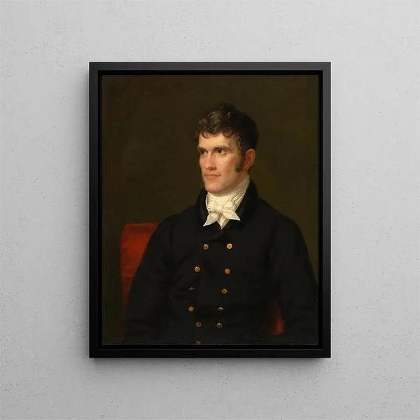 John C. Calhoun - Charles Bird King — indrammet kunstværk på væggen