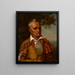 Chef sénèque à veste rouge Sagoyewatha - Charles Bird King — indrammet kunstværk på væggen