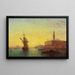 Vue du Palais des Doges à Venise - Charles Clement Calderon — indrammet kunstværk på væggen
