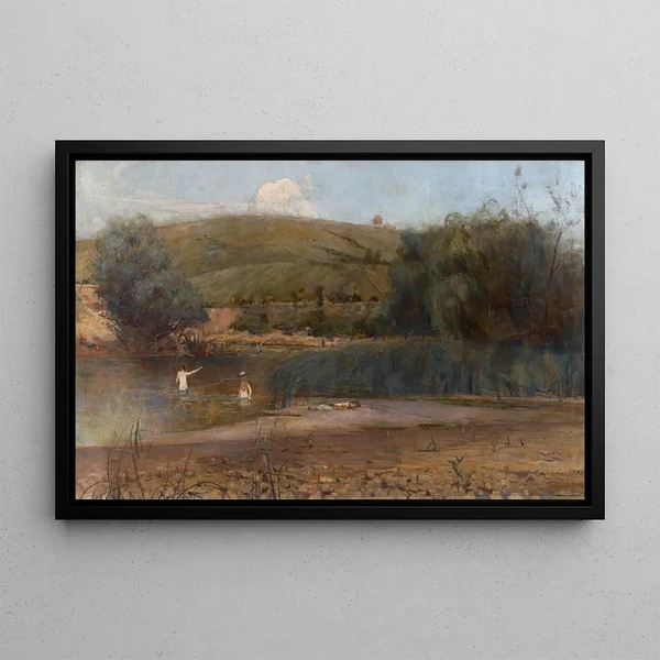 La Yarra Heidelberg - Charles Conder — indrammet kunstværk på væggen