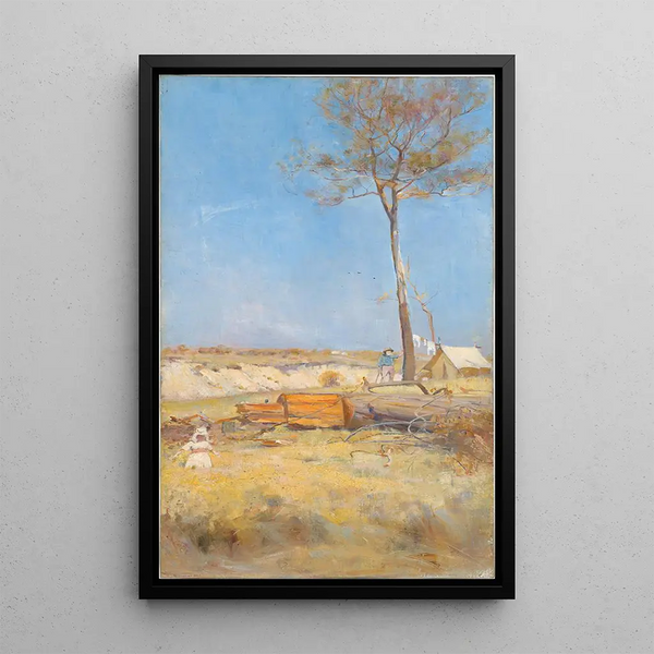 Reproduktion af maleriet Under en sydlig sol - Charles Conder
