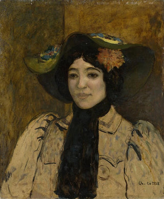Charles Cottet - Portrait of a Woman.webp