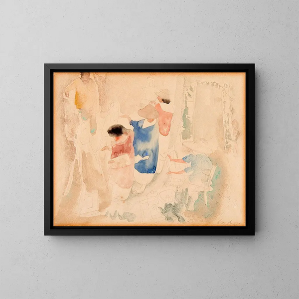 Esquisse d'artistes - Charles Demuth — indrammet kunstværk på væggen