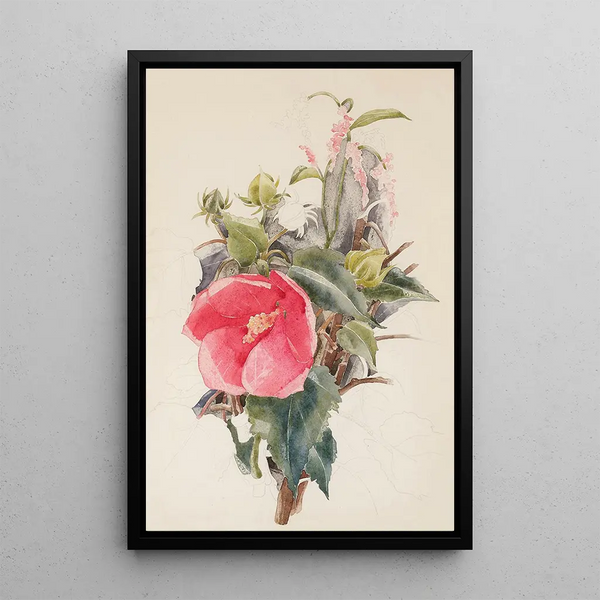 Reproduktion af maleriet Hibiscus - Charles Demuth