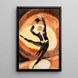 Charles Demuth - In Vaudeville Acrobatic Male Dancer with Top Hat.webp
