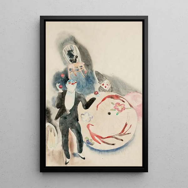 Reproduktion af maleriet Jongleur - Charles Demuth