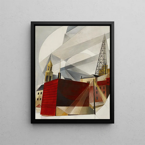 Lancaster - Charles Demuth — indrammet kunstværk på væggen