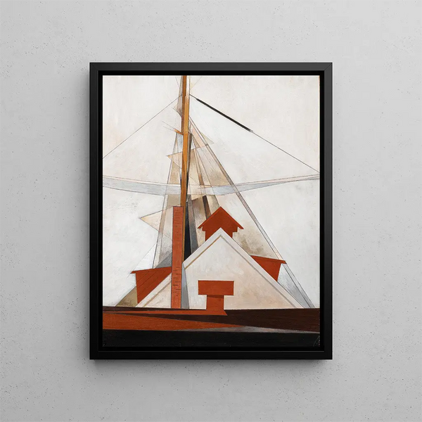 Mâts - Charles Demuth — indrammet kunstværk på væggen