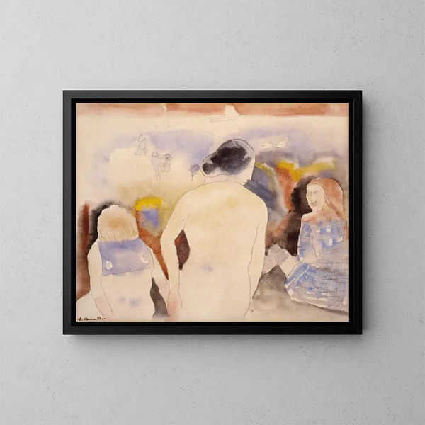 Uden titel - Charles Demuth — indrammet kunstværk på væggen