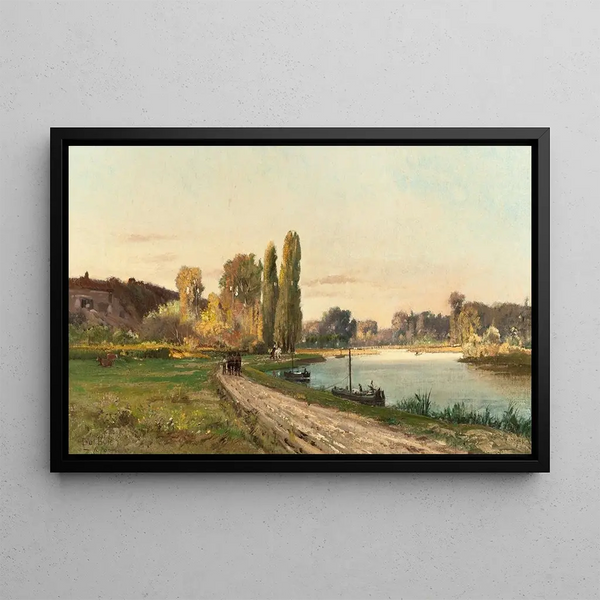 Charles Edouard Du Bois - Path Along the Shore.webp