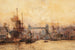Tower Bridge, le bassin de Londres - Charles Edward Dixon — visning af kunstværket