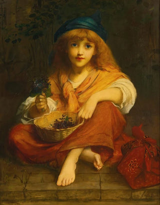 Charles Edward Hall - The Flower Girl.webp