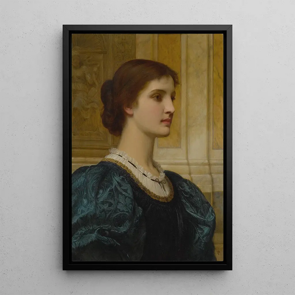 Kate - Charles Edward Perugini — indrammet kunstværk på væggen
