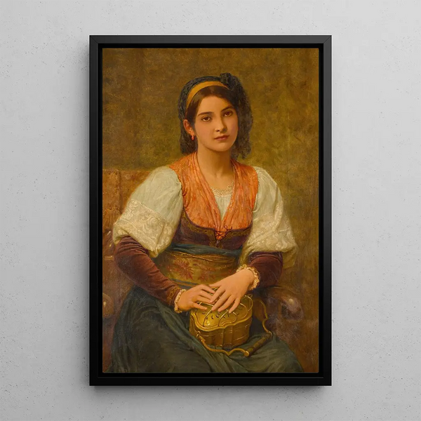 Reproduktion af maleriet Le Scaldino - Charles Edward Perugini