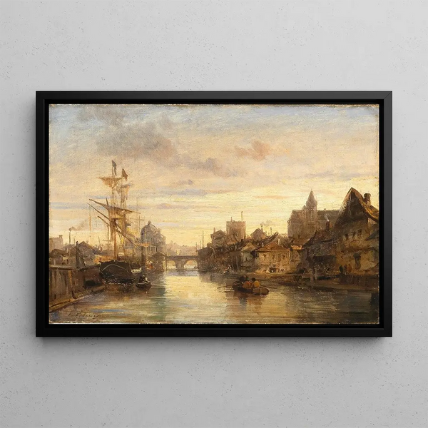 Charles Euphrasie Kuwasseg - Partie in Amsterdam.webp