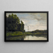Rives de l'Oise à Auvers - Charles François Daubigny — indrammet kunstværk på væggen
