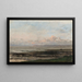 Lavvande ved lavvande - Charles François Daubigny — indrammet kunstværk på væggen