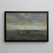 Pêcheurs de palourdes - Charles François Daubigny — indrammet kunstværk på væggen