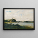 Indvendigt kirke-maleri - Charles François Daubigny — indrammet kunstværk på væggen