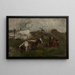 Vaches dans le Pré - Charles François Daubigny — indrammet kunstværk på væggen