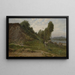 Landskabsmaleri med får - Charles François Daubigny — indrammet kunstværk på væggen
