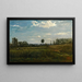Landskabsmaleri - Charles François Daubigny — indrammet kunstværk på væggen