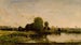 Rive med fjerkræ - Charles François Daubigny — visning af kunstværket