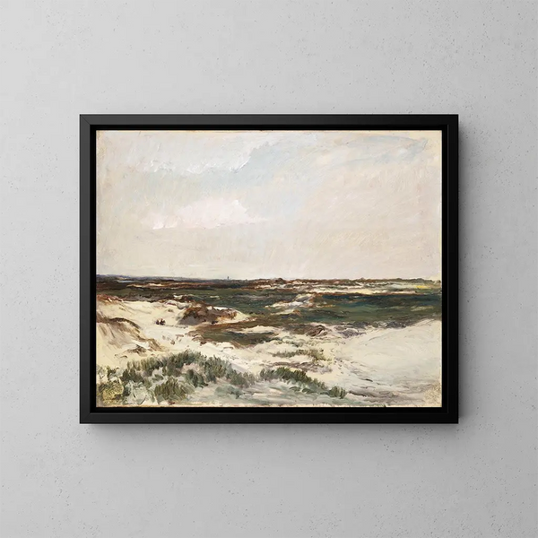 Les Dunes à Camiers - Charles François Daubigny — indrammet kunstværk på væggen