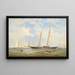 Le schooner Viking du Royal Yacht Squadron à l'ancre au large de Cowes - Charles Gregory — indrammet kunstværk på væggen