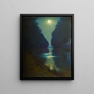 Charles Guilloux - Canal de Chelles Clair de Lune.webp