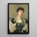 Portrait af Mme Charles Haigh-Wood - Charles Haigh-Wood — indrammet kunstværk på væggen